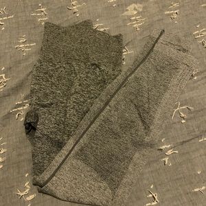 Grey ombré seamless leggings from gymshark